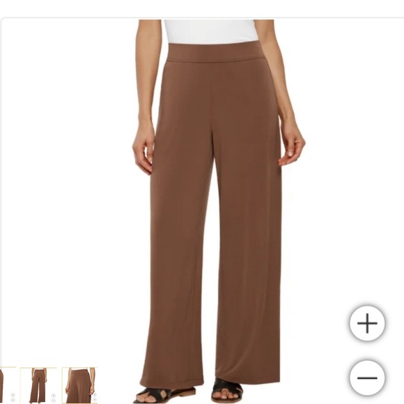 NWT Three Dots Women’s Pull-On Wide Leg Pants, Size L - Picture 10 of 10